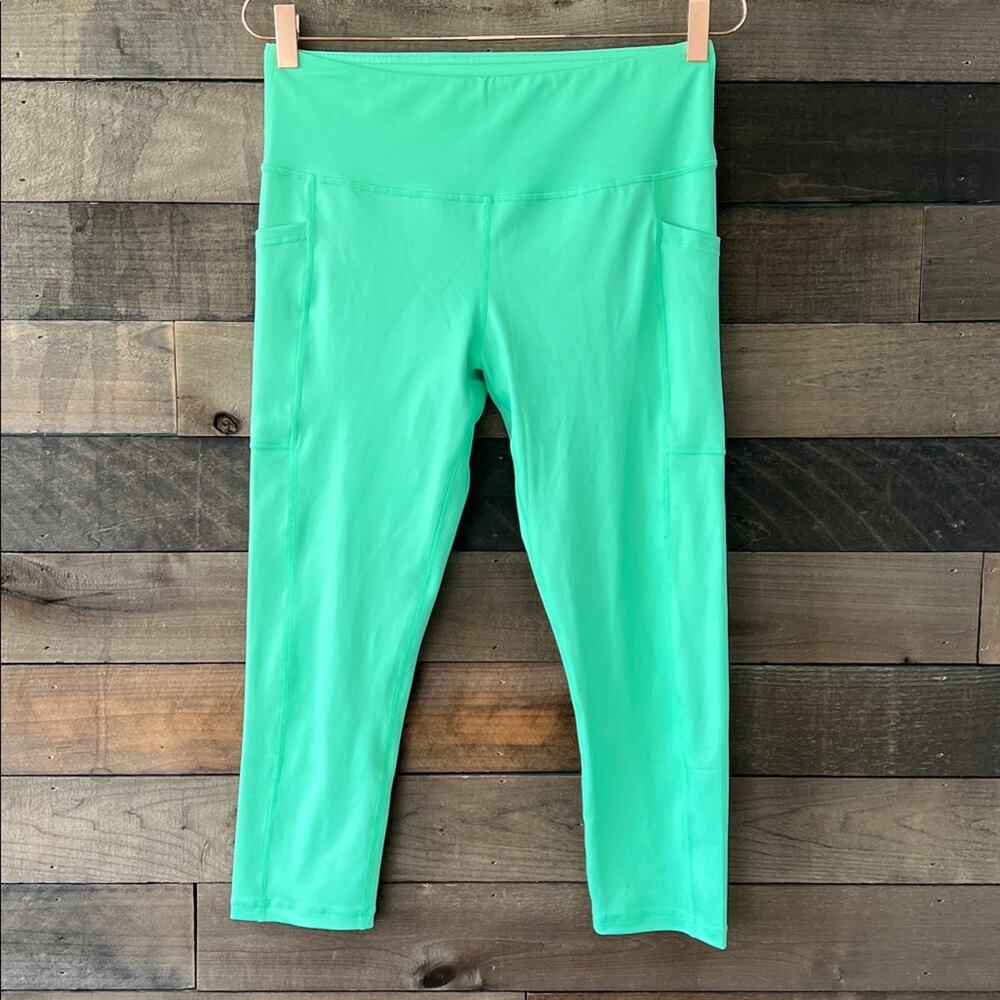 Constantly Varied Gear CVG Women's Neon Green Side Pocket Athletic Capris